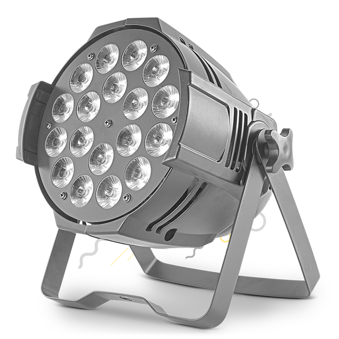 Par Led 18x12W RGBW Interior (6 pzas)