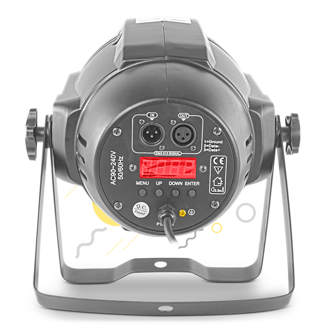 Par Led 18x12W RGBW Interior (6 pzas)