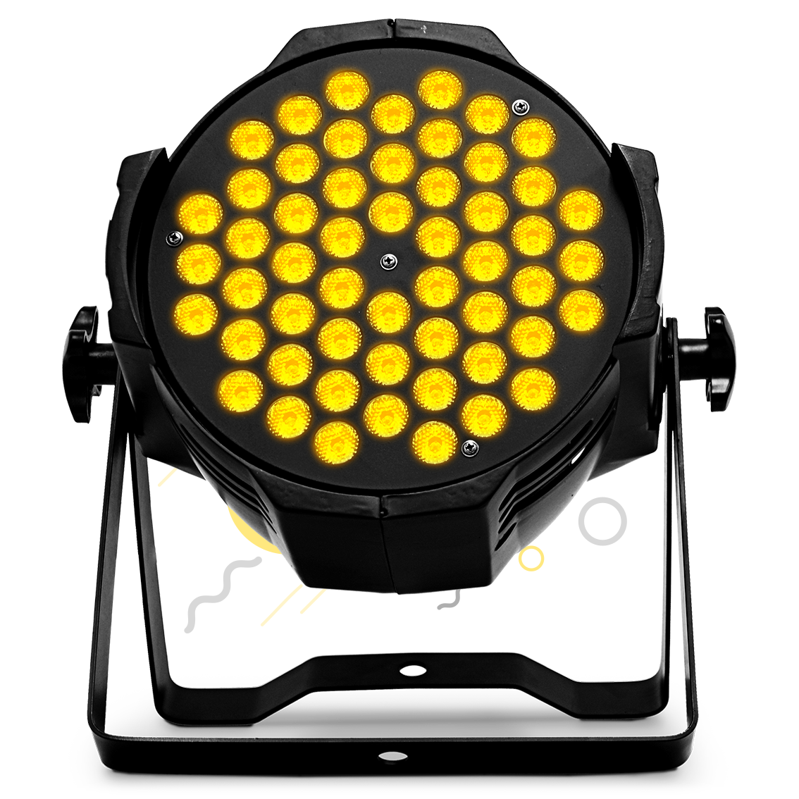 Par Led 54x3W RGBA Interior (6 pzas)