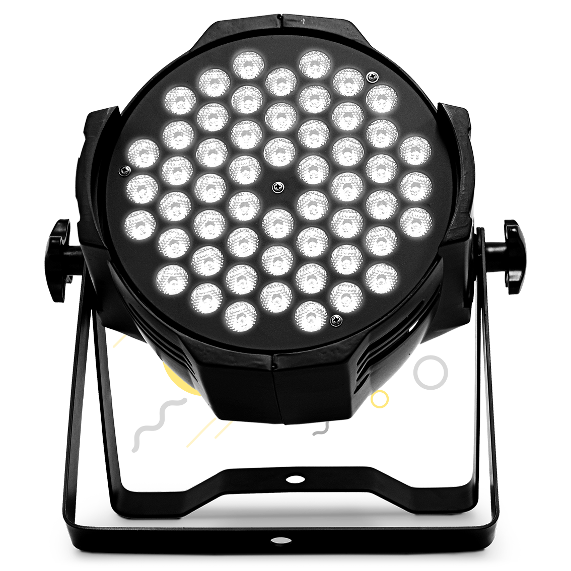 Par Led 54x3W RGBW Interior (6 pzas)
