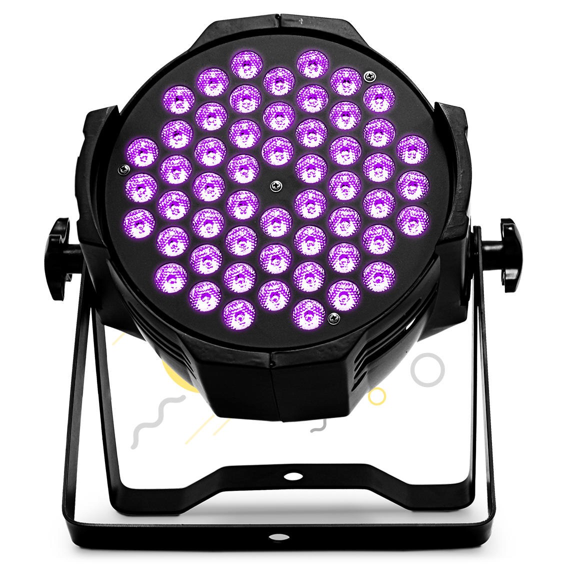 Par Led 54x3W UV (6 pzas)