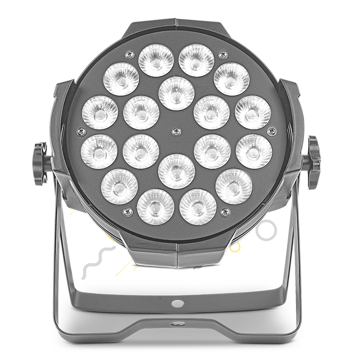 Par Led 18x12W RGBW Interior (1 pza.)