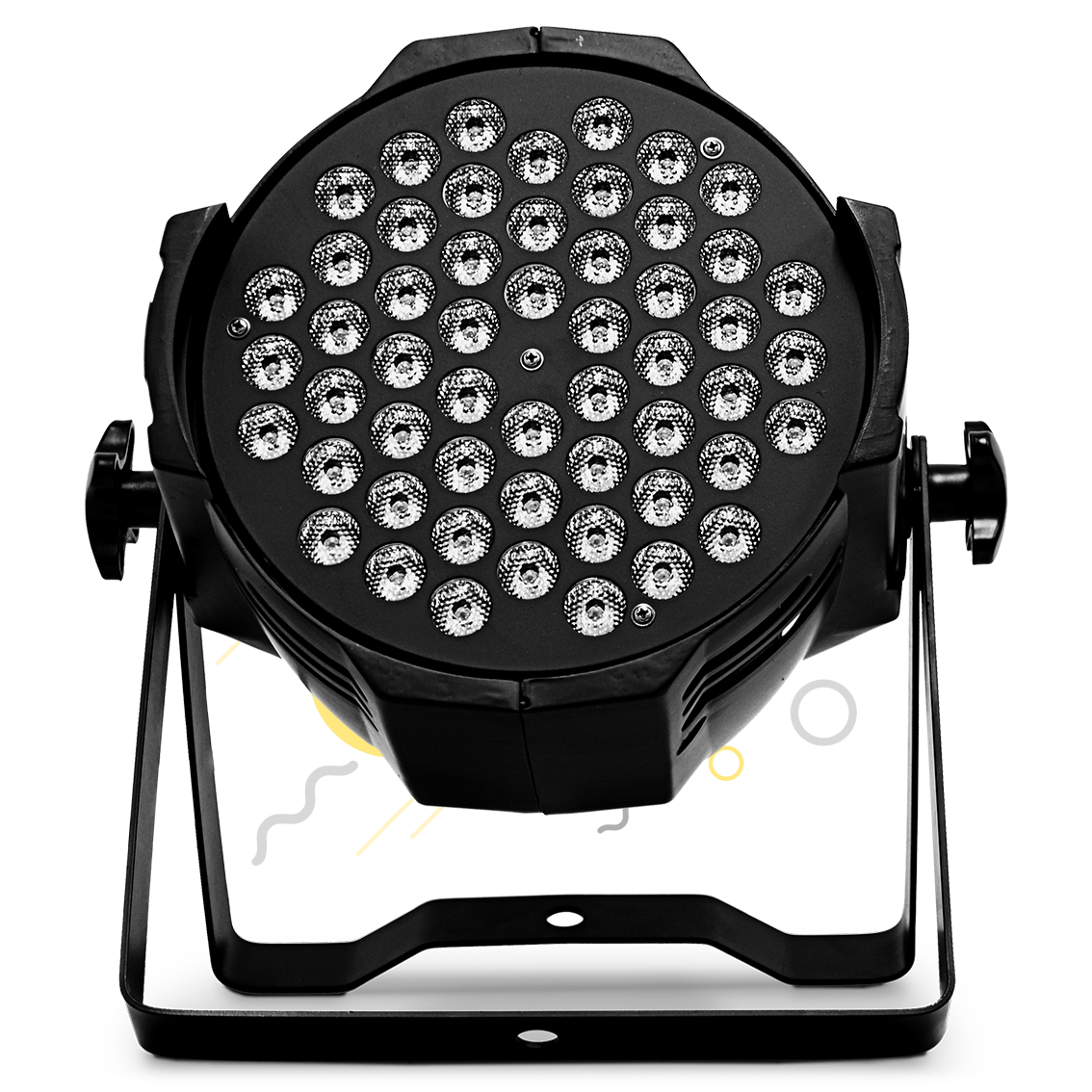 Par Led 54x3W RGBA Interior (6 pzas)