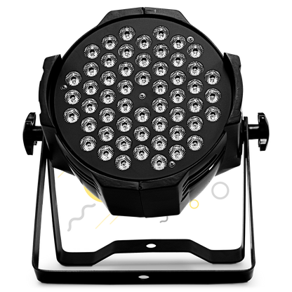 Par Led 54x3W RGBA Interior (6 pzas)