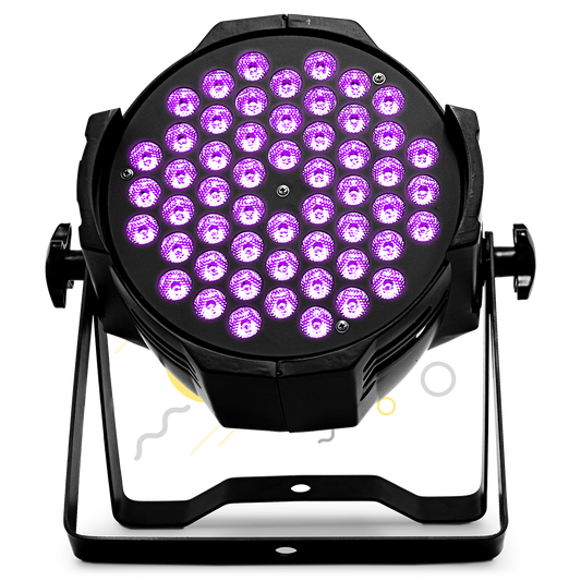 Par Led 54x3W UV (6 pzas)
